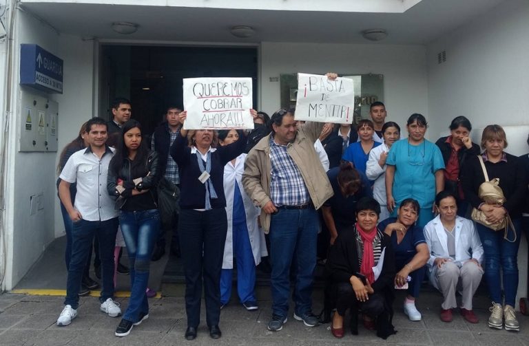 Sanatorio Parque | Los trabajadores reclaman pagos atrasados