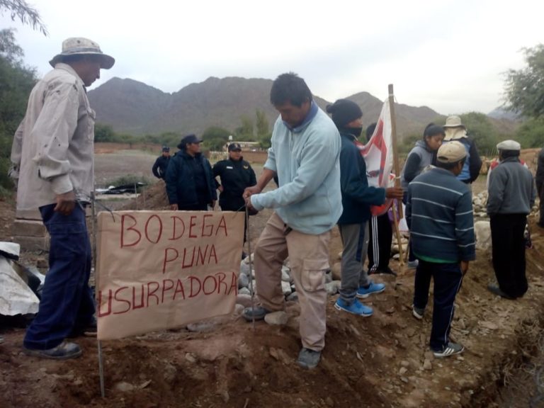 Cachi | Miembros del pueblo diaguita imputados por querer evitar que una bodega usurpe sus tierras