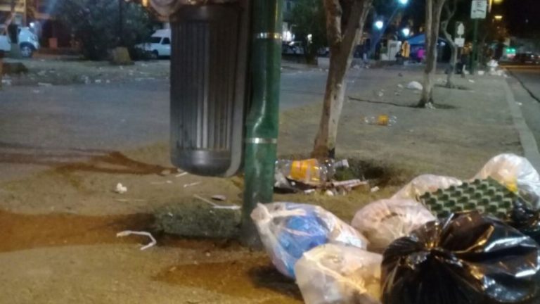 Santos residuos | Durante El Milagro se levantaron cerca de 20 toneladas de basura en el centro salteño