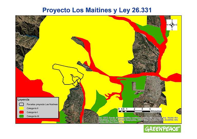 Los Maitines | Greenpeace pide a Sáenz desautorizar la construcción del country en San Lorenzo