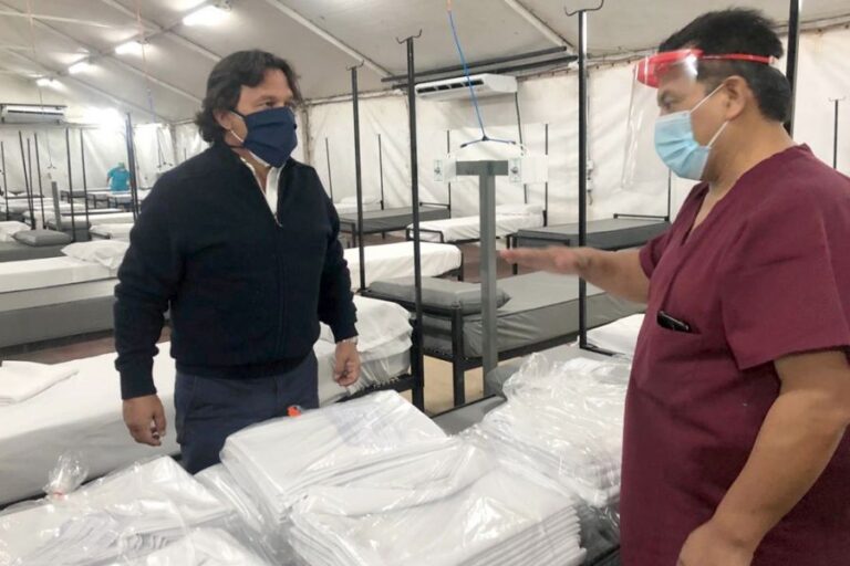 Hospital San Bernardo | Sesenta nuevas camas con oxígeno