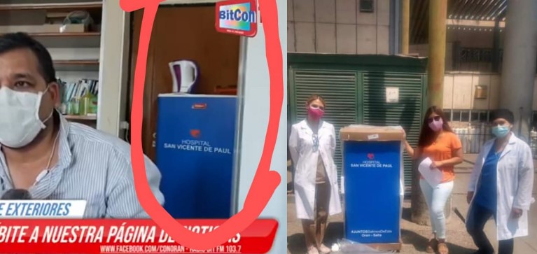Orán | Vecinos donaron una heladera al hospital y la utilizan en la gerencia