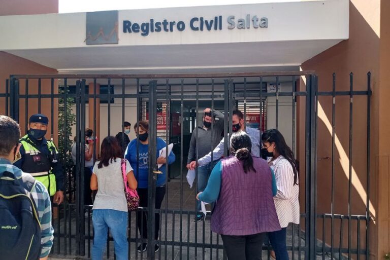 Este lunes | La ciudad de Salta sin Registro Civil